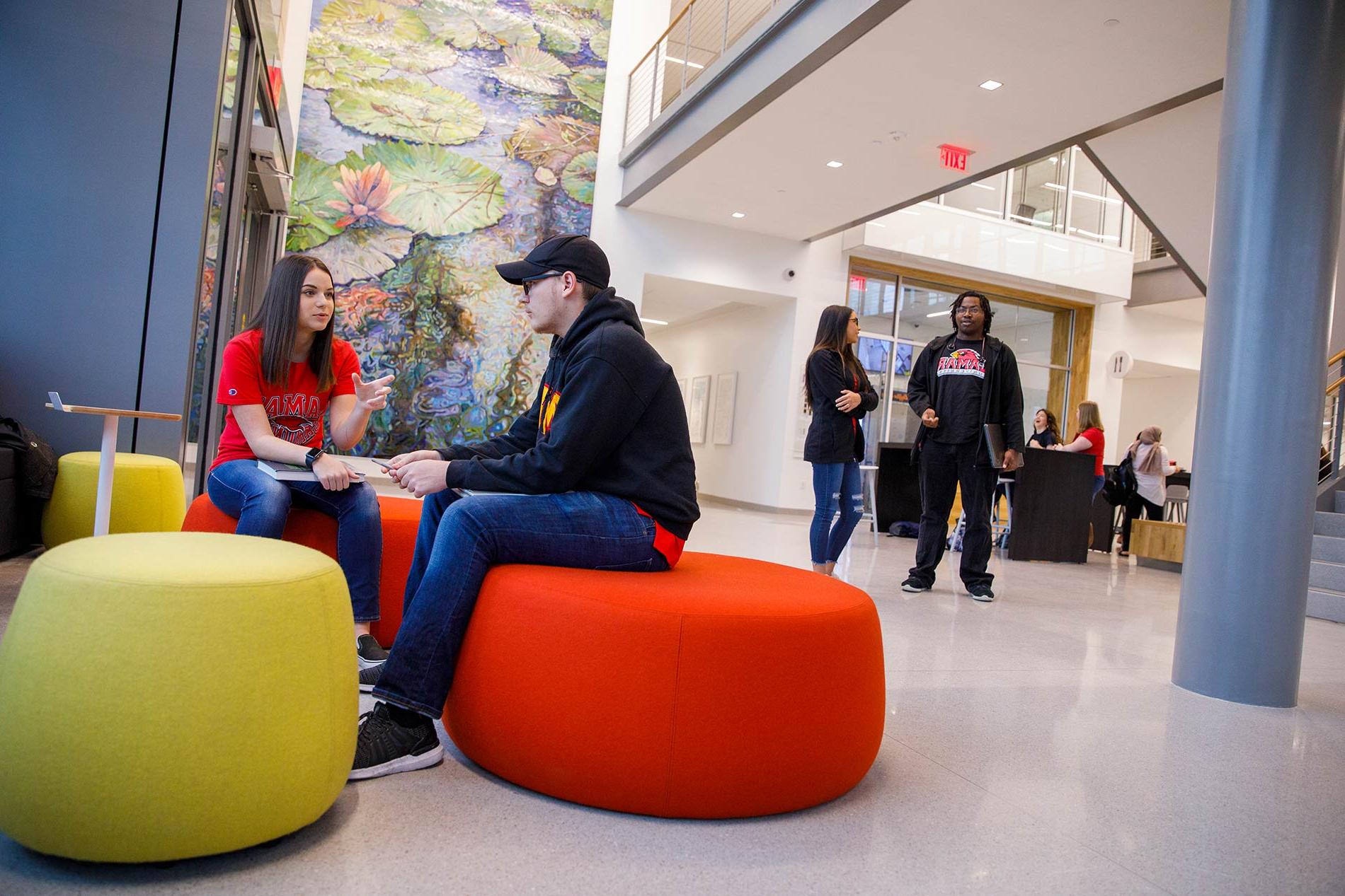 Lamar Students at Setzer Center